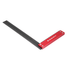 12 Inch Precision Woodworking Square Marking Ruler Aluminum Alloy 90 Degree Right Angle Ruler Hole Positioning Scriber