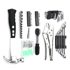63pcs Socket Wrench Kit Spanner Screwdriver Household Motorcycle Automobile Car Maintenance Tool