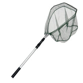 150/190cm Aluminum Alloy Retractable Fishing Net Fishing Tools Telescoping Foldable Landing Net Pole Folding Landing Net For Fly Fishing