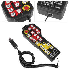 4 Axis USB Pendant CNC Handwheel Engraving Numerical Remote Controller for MACH3