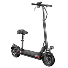 Electric Scooter With Seat 48V 18Ah 500W Recommended Top Speed 25KM/H 10inch Folding Moped Electric Scooter 60KM Mileage Max Load 120Kg
