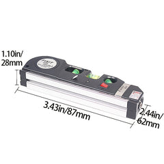 External Laser Level with Directions of 3 Horizontal Bubble and 3 Kinds Infrared Line