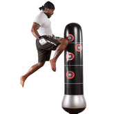 1.5m/59inch Punching Bag Inflatable Sandbag Free-Stand Tumbler Training Fitness Sandbag