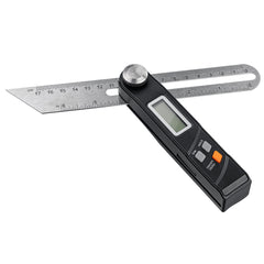 Stainless Steel Digital Protractor 360° Angle Finder with LCD Display, Battery Operated, Durable T Bevel Ruler