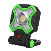 400W COB+4 LEDs 180 Adjustable LED Camping Light Solar/USB Charging/Battery 3-Types Option Portable Outdoor Work Light