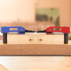 Woodworking Desktop Quick Acting Hold Down Clamp for 20MM Benches - Secure, Versatile, Efficient Tool (Blue/Red)