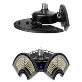 E27 Light Sensor LED Bulb Deformable Folding Garage Lamp Warm White Indoor Outdoor Lighting AC220V