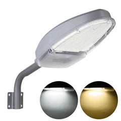 24W Light Control Motion Sensor 144 LED Road Street Lights Flood Lamp for Outdoor Yard AC85-265V