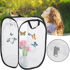 15.75X15.75X23.62in Butterfly Cage Mantis Stick Small Insect House Breathable Mesh Insect Breeding Cage