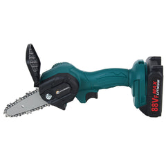 88VF Electric Chain Saws Cordless 4 Inch One Hand Saw Woodworking Cutting Power Tools