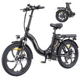 Electric Bike 36V 13AH 250W Motor Recommended Top Speed 25KM/H 20inch Tire 80-100KM Max Mileage 120KG Max Load Electric Bicycle ENGWE