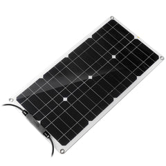 12V 50W Portable Solar Panel Car Van Boat Caravan Camper Trickle Battery Charger