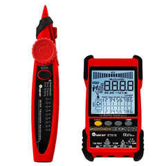 Large LCD Screen Network Cable Tester + Multimeter 2 in 1 AC DC Current Voltage Measurement Anti-noise Line Tracker
