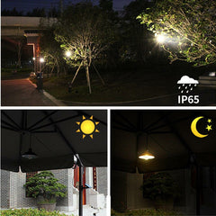 LED Solar Light With 3m Extension Cord Wrought Iron Retro Light Suitable For Courtyard/Garden/Corridor