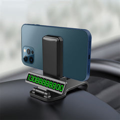 Car Mobile Phone Holder Cell Phone Navigation Magnetic Bracket Moving License Plate for Dashboard Rearview Mirror