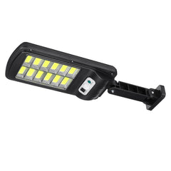 10/12 COB LED Solar Wall Light Garden Security Street Lamp PIR Motion Sensor Remote Control