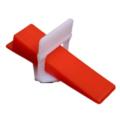 500Pcs Clips+200Pcs Wedges Tile Leveling System Spacer+Pliers