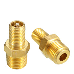 1/4inch NPT Nickel Plated Brass Air Compressor Tank Fill Valves Schrader