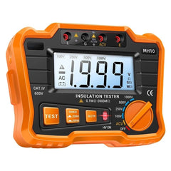 0.1M~1999M Digital Megohmmeter 100/250/500/1000V Insulation Earth Ground Resistance Voltage Tester