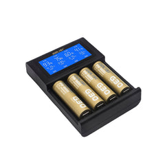 LCD Screen Display USB Charging Intelligent 2A Fast Battery Charger Li-ion NIMH Batteries