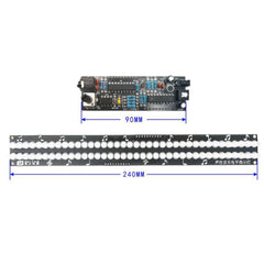 38-Segment Sound Control Music Level Indicator DIY Kit Foggy Colorful Music Spectrum Electronic Production Parts
