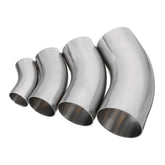 1.5 / 2 / 2.5 / 3" OD 45 Degree Exhaust Pipe Bends Tube Elbows Stainless Steel