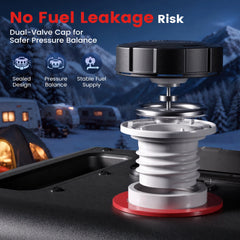 MAX 2 8KW 7.9L All-in-One Diesel Air Heater, App Control, Wireless Temperature Sensor & Adaptive Mode for RV, Camper & Truck