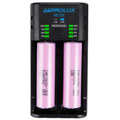 2 in1 USB Charging Mini Battery Charger Portable Mobile Phone Power Bank Current Optional Charger For 18650 21700 26650 Li-ion Battery