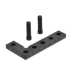 Durable Woodworking Square Ruler & Height Ruler with 90° Angle, Metric/Imperial Scale, Line Scriber & Center Finder