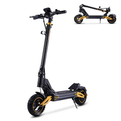 Electric Scooter 48V 17Ah Battery 800W Motor Recommended Top Speed 25KM/H 10inch Pneumatic Tires 50-60KM Max Mileage 150KG Max Load Folding E-Scooter