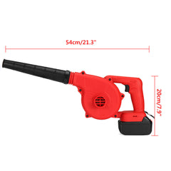 128VF 19800mAh Li-Ion Battery Electric Cordless Blower Air Leaf Dust Blower Power Tools