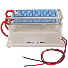 220V 10g/h Portable Ceramic Integrated Ozone Generator Water Air Purifier