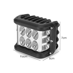 12V-80V 60W LED Light 4 Lamp Beads Spotlight Waterproof Red Blue White Vehicle Waterproof Motorcycle Headlight