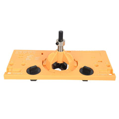 35mm Concealed Hinge Jig Drill Guide for Accurate Woodworking - Easy DIY Tool with Carbide-Tipped Bit Included
