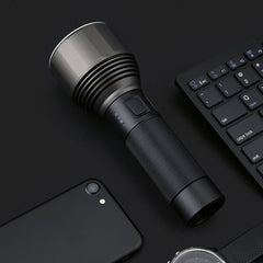 2000lm 6500K 380m USB-C Rechargeable Flashlight Set With Powerful 26650 Li-ion Battery