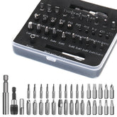 33PCS HSS Screw Removal Bit Screwer Extractor Drill Adapter for Remove Bolts