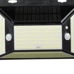 318 LED Solar Powered PIR Motion Sensor Wall Security Lights Outdoor Garden Lamp