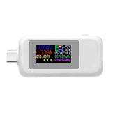 10 In 1 Color Display USB To Type-C Tester AC Current 4-30V Voltage Monitor Cut-off Power Indicator