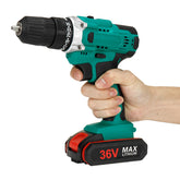 3 in 1 Multifunctional Cordless Drill Driver Wrench 3/8-Inch Chuck Cordless Impact Drill Driver