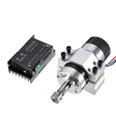 400W 12000rpm ER11 Chuck CNC Brushless Spindle Motor with Driver Speed Controller and Clamp
