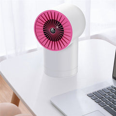 Compact Electric Desktop Heater for Home, Dorm & Office with Oscillation