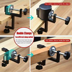 Y-Style Woodworking Double Clamps - High-Quality Aluminum & Steel, 54mm, Versatile for Wood & Plastic, Easy Adjustment, Compact Size