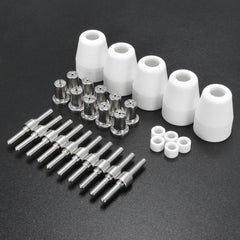 30pcs Plasma Cutter Torch Consumables EXTENDED Nickel-plated