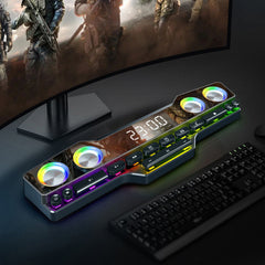 Colorful LED Bluetooth Speaker Home Radio Game Computer Audio Colorful Light