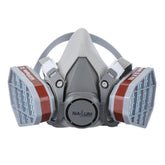 Double Layer Breathing Layer Gas Mask Painting Spraying Respirator Gas Mask Safety Work Filter Dust Mask
