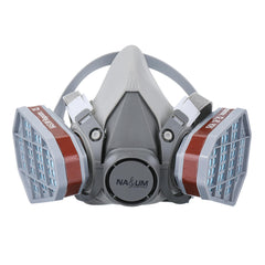 Double Layer Breathing Layer Gas Mask Painting Spraying Respirator Gas Mask Safety Work Filter Dust Mask