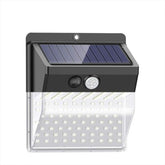 136/206LED Solar Street Power Light PIR Motion Sensor Wall Lamp Outdoor Garden