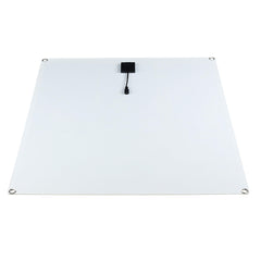 50W 18VDC 60x50cm Polycrystalline Flexible Light Solar Panel with Charging Cable+Alligator Clip