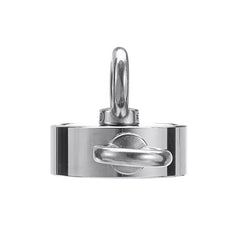 48/60/67/75mm Double Ring Neodymium Recovery Magnet Circular Ring Hook Steel Hunting Fishing Magnet