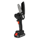 110/220V Guide Plate Length 4 Inch Rechargeable Electric Chain Saw Cordless Portable Woodworking Wood Cutter